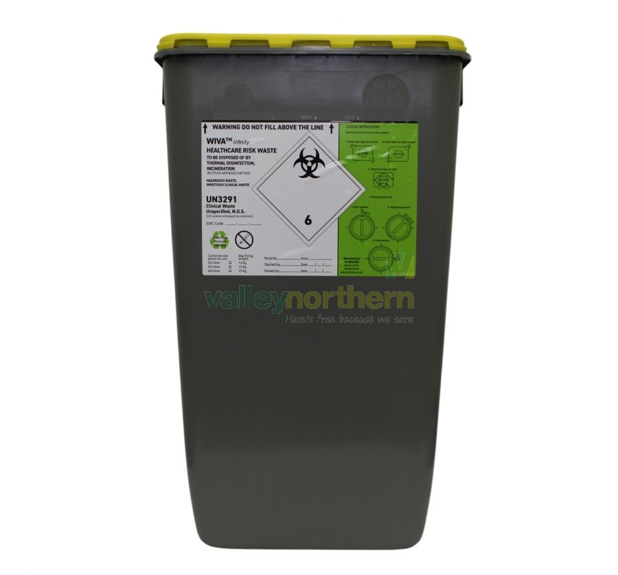 Infinity Clinical Waste Bin - 60L | Vallley Northern